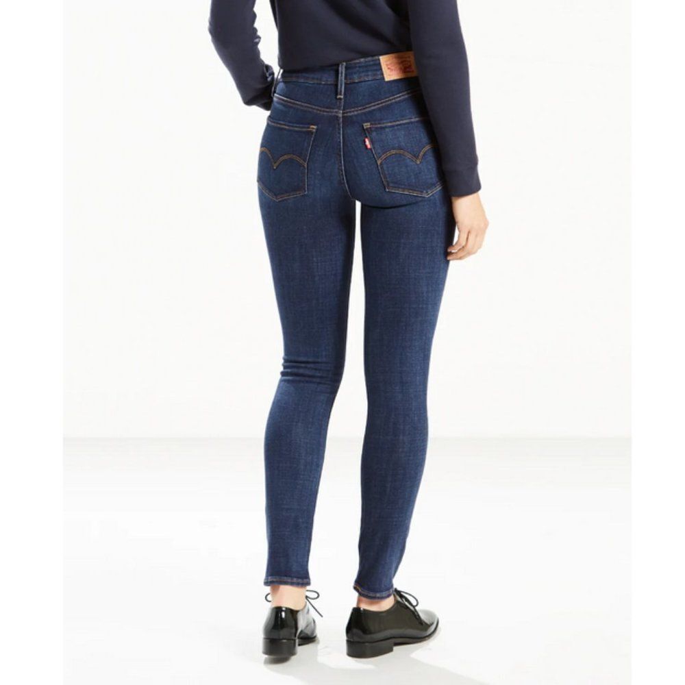 Levi's 721 High Rise Skinny Jeans - Blue Story - Picture 6 of 14